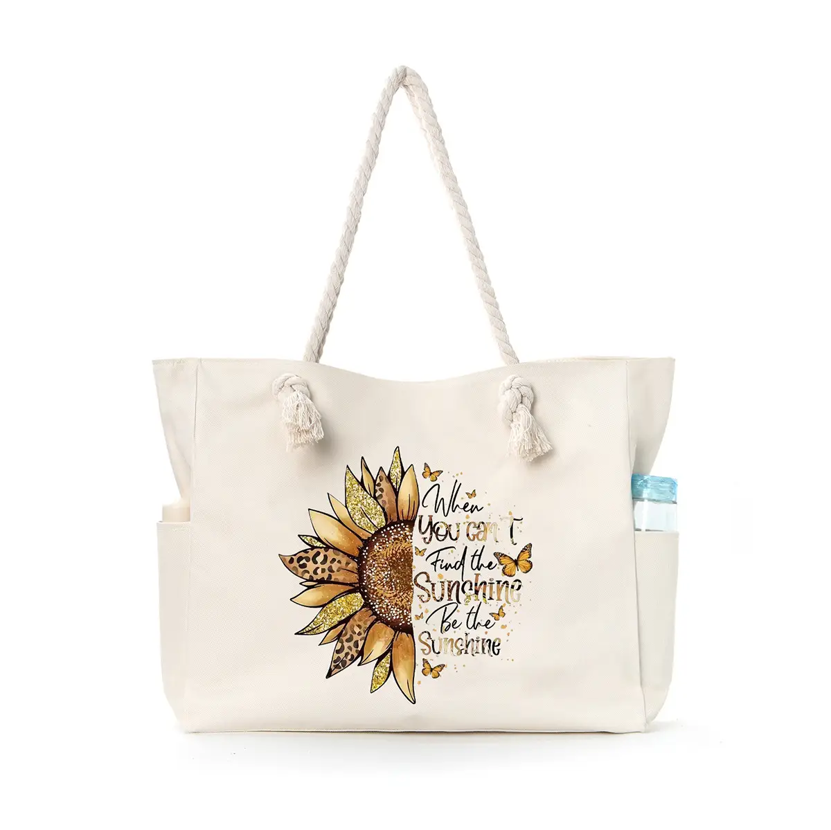Turtle Print Cross-Border Women's Canvas Bag - Image 5