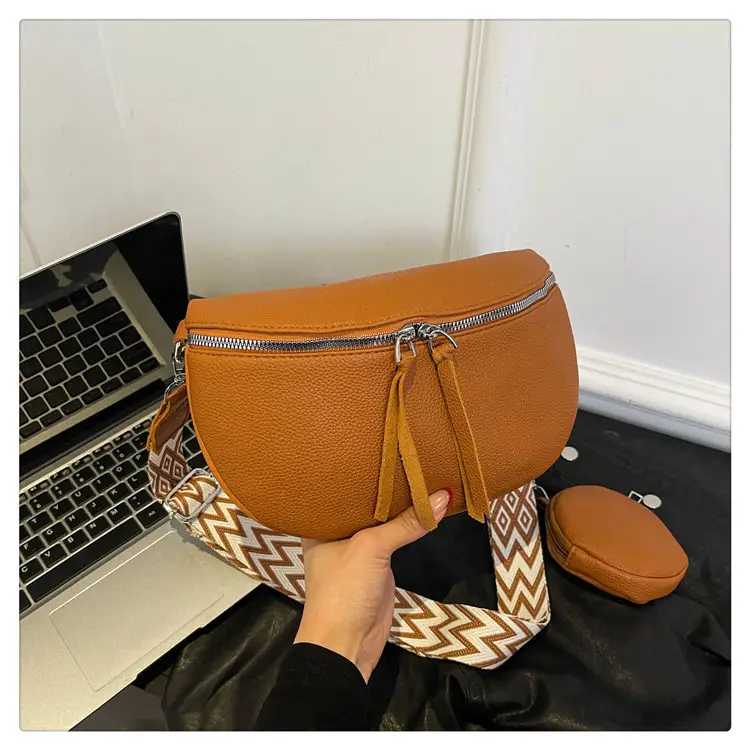 Women's Lightweight Crossbody Bag with Wide Strap — feature 1
