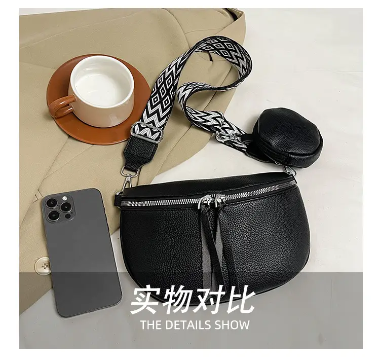 Women's Lightweight Crossbody Bag with Wide Strap — feature 11