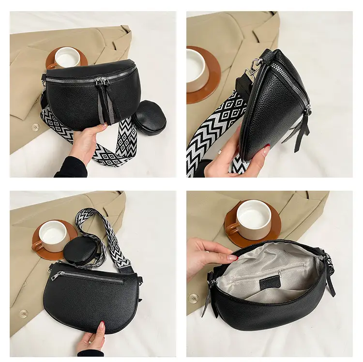 Women's Lightweight Crossbody Bag with Wide Strap — feature 12