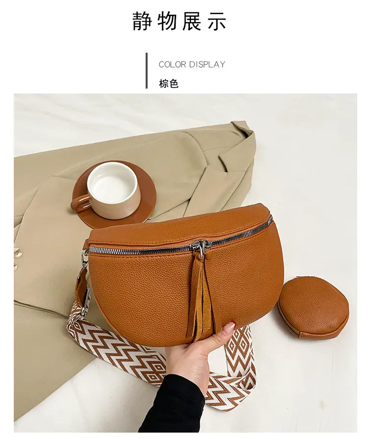 Women's Lightweight Crossbody Bag with Wide Strap — feature 13