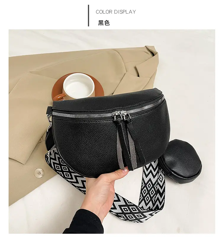 Women's Lightweight Crossbody Bag with Wide Strap — feature 15