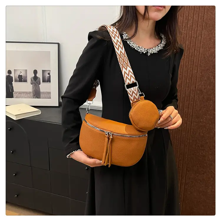 Women's Lightweight Crossbody Bag with Wide Strap — feature 16