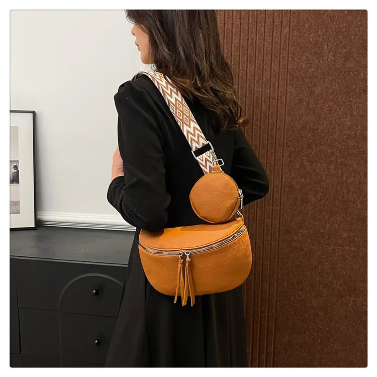 Women's Lightweight Crossbody Bag with Wide Strap — feature 18