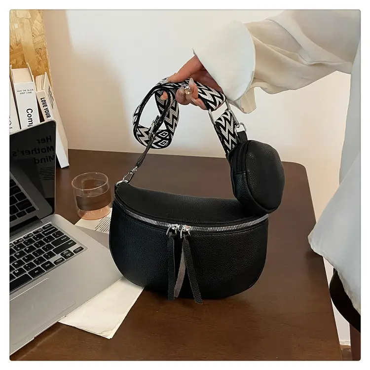 Women's Lightweight Crossbody Bag with Wide Strap — feature 21