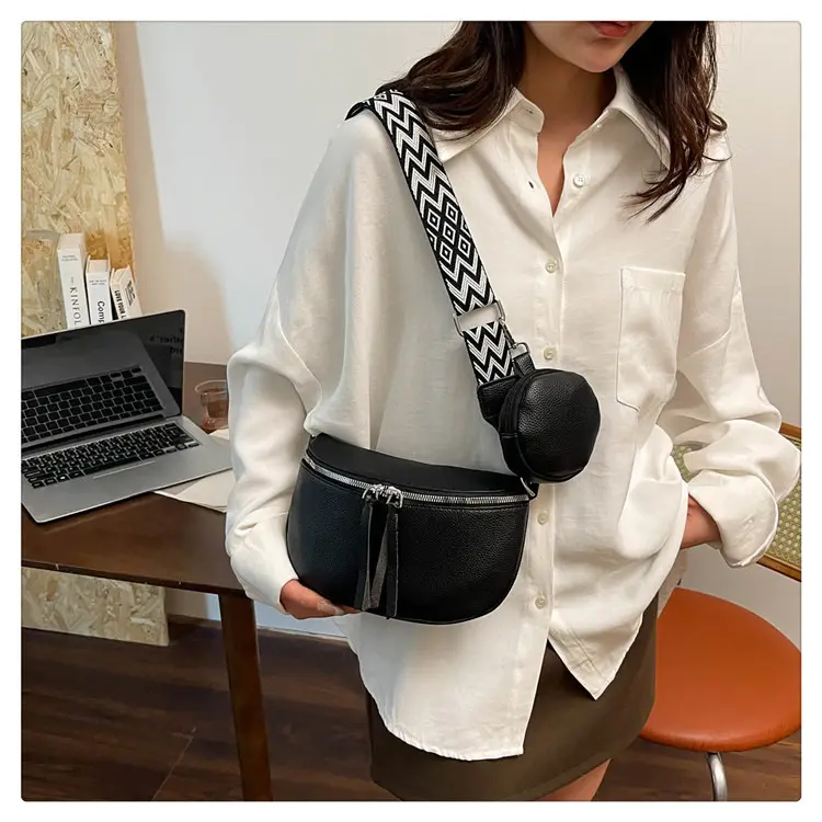 Women's Lightweight Crossbody Bag with Wide Strap — feature 22