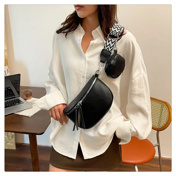 Women's Lightweight Crossbody Bag with Wide Strap — feature 25