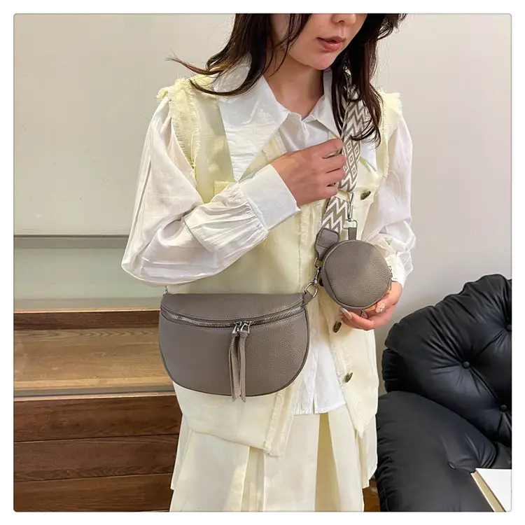 Women's Lightweight Crossbody Bag with Wide Strap — feature 28