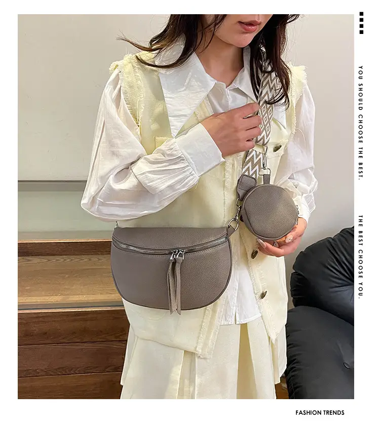 Women's Lightweight Crossbody Bag with Wide Strap — feature 3