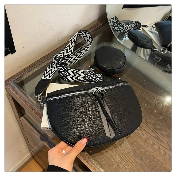 Women's Lightweight Crossbody Bag with Wide Strap — feature 38