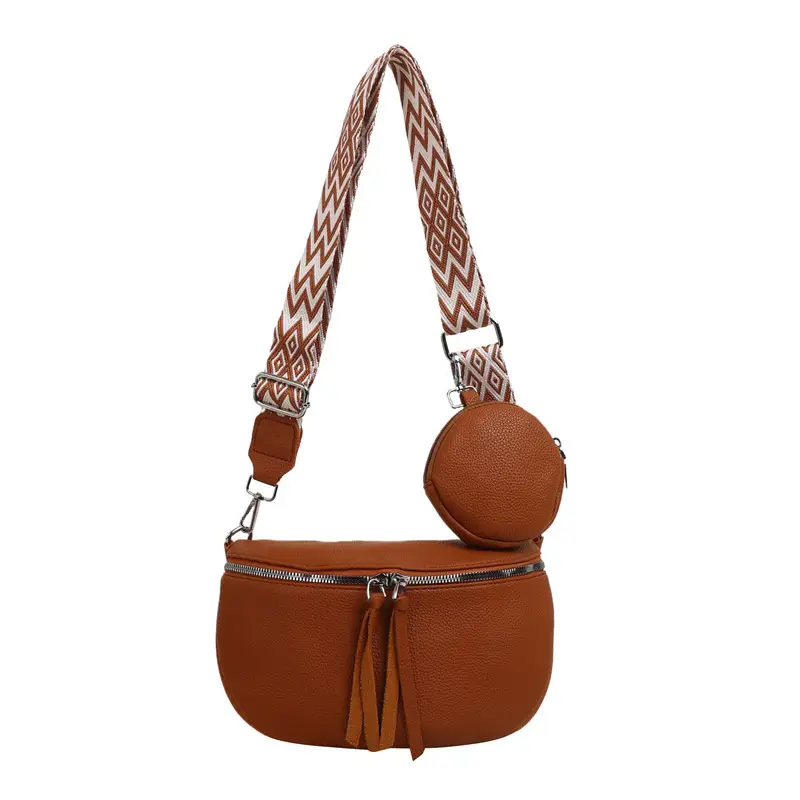 Women's Lightweight Crossbody Bag with Wide Strap - Image 3