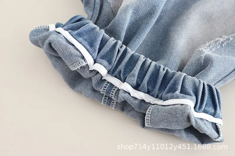 Kids Letter Print T-Shirt Shorts Set White Grey — feature 6