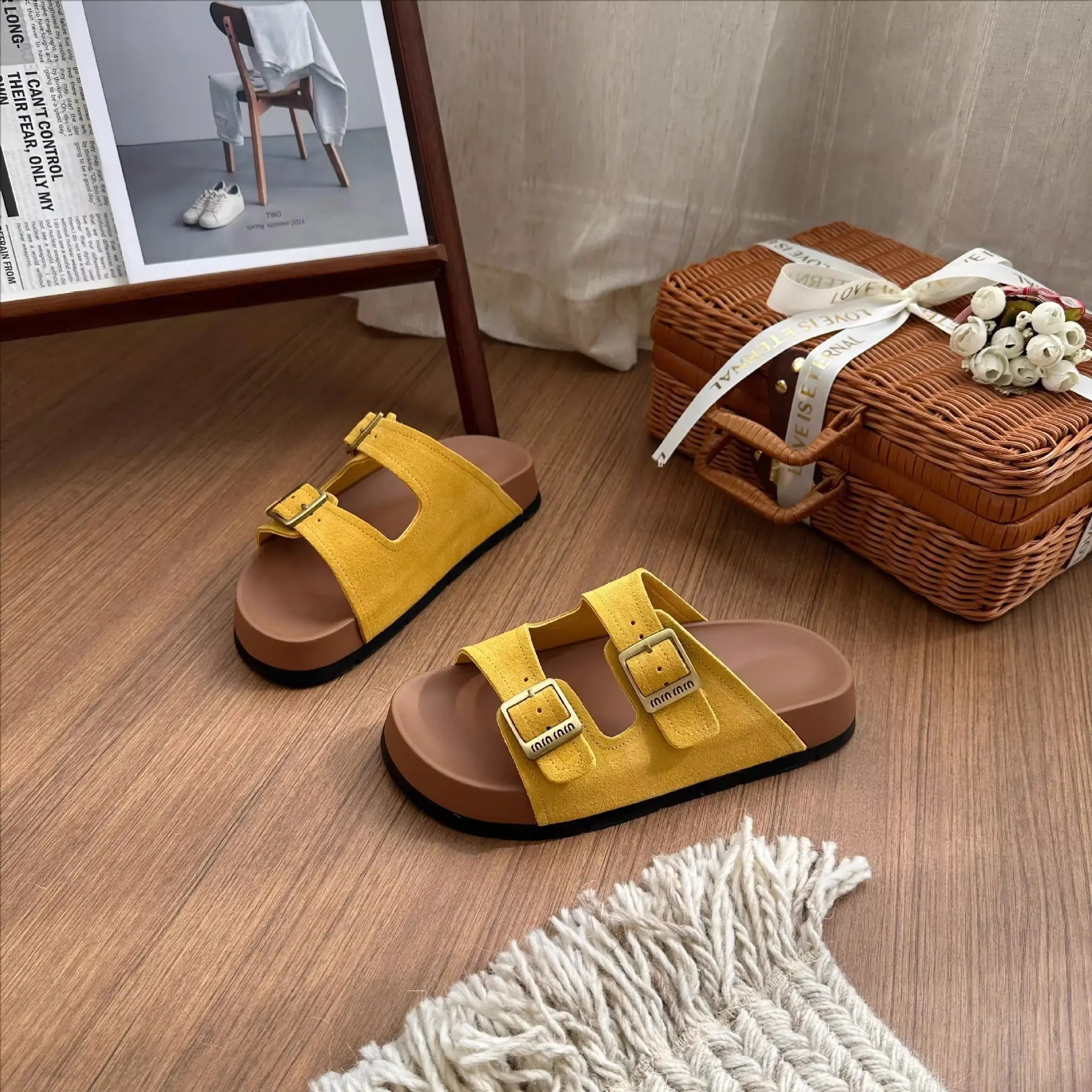 Women Genuine Leather Birkenstock Sandals Summer 2025