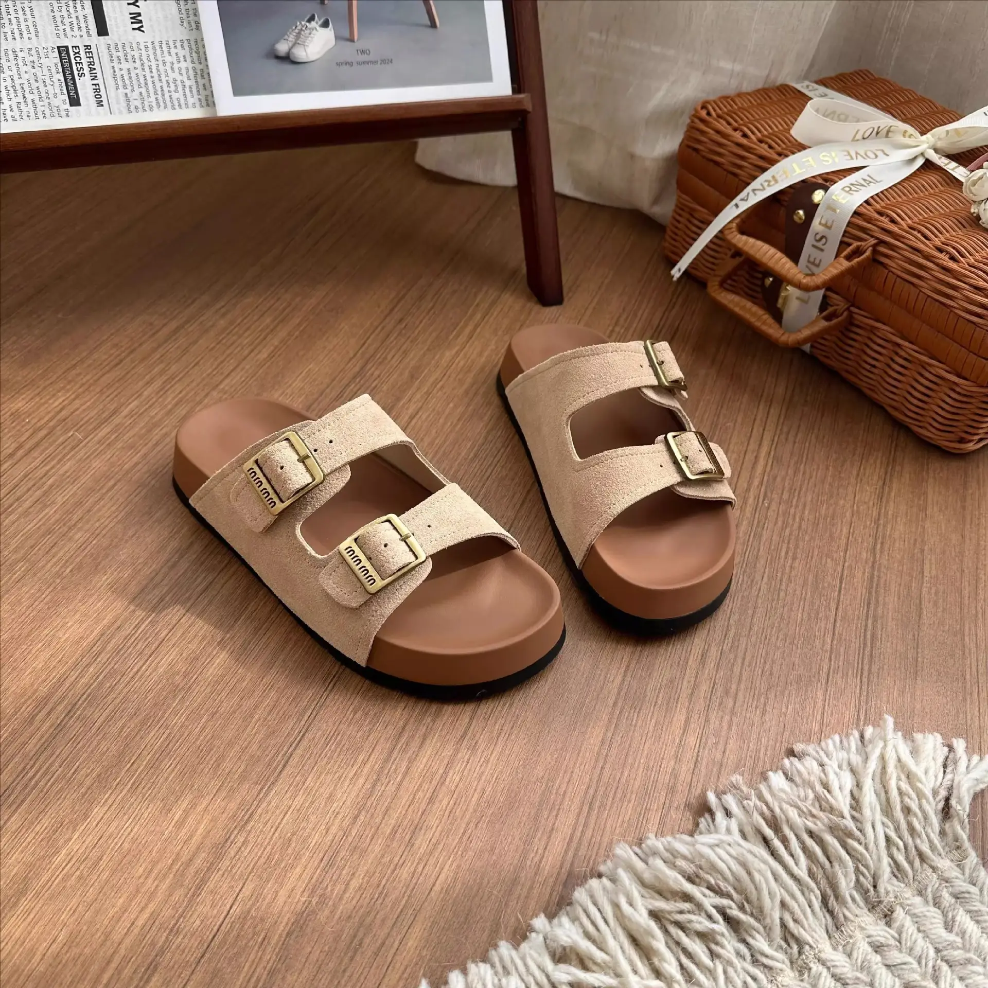 Women Genuine Leather Birkenstock Sandals Summer 2025