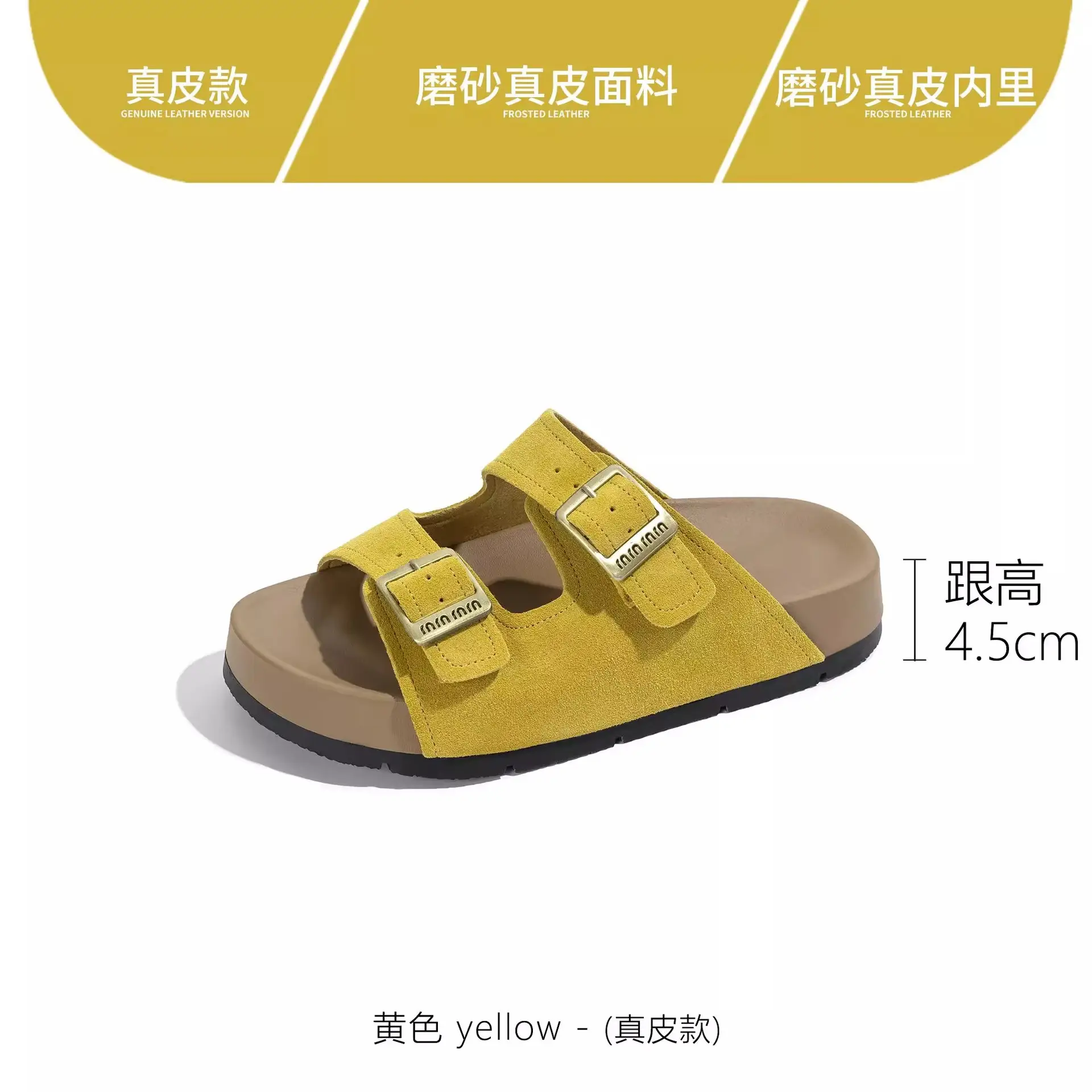 Women Genuine Leather Birkenstock Sandals Summer 2025