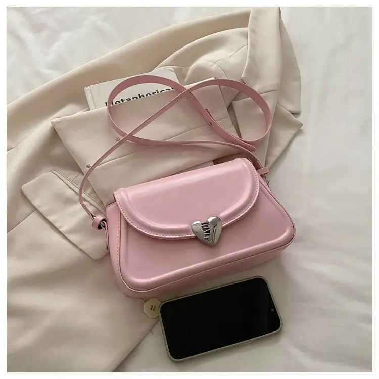 New Women's Beige Magnetic Buckle Shoulder Bag — feature 24