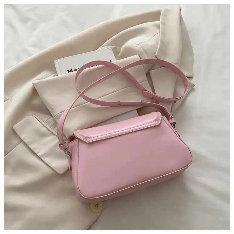 New Women's Beige Magnetic Buckle Shoulder Bag — feature 25