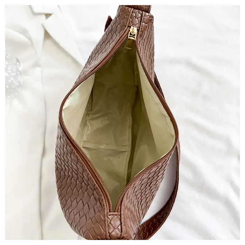Black Croc-Textured Crossbody Bag for Women — feature 25