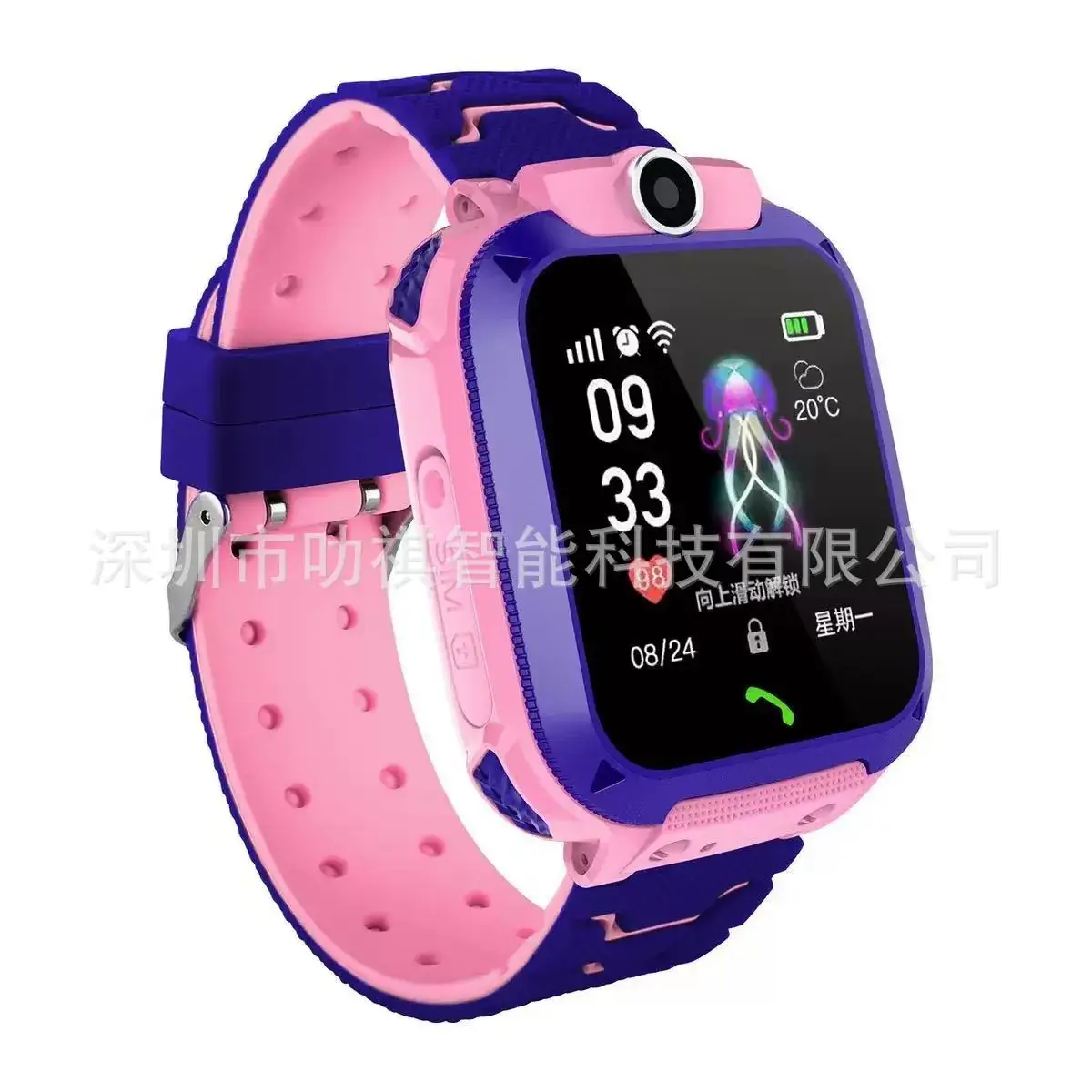 Kids Smart Watch Waterproof Q12 English Multi-Function - Image 2
