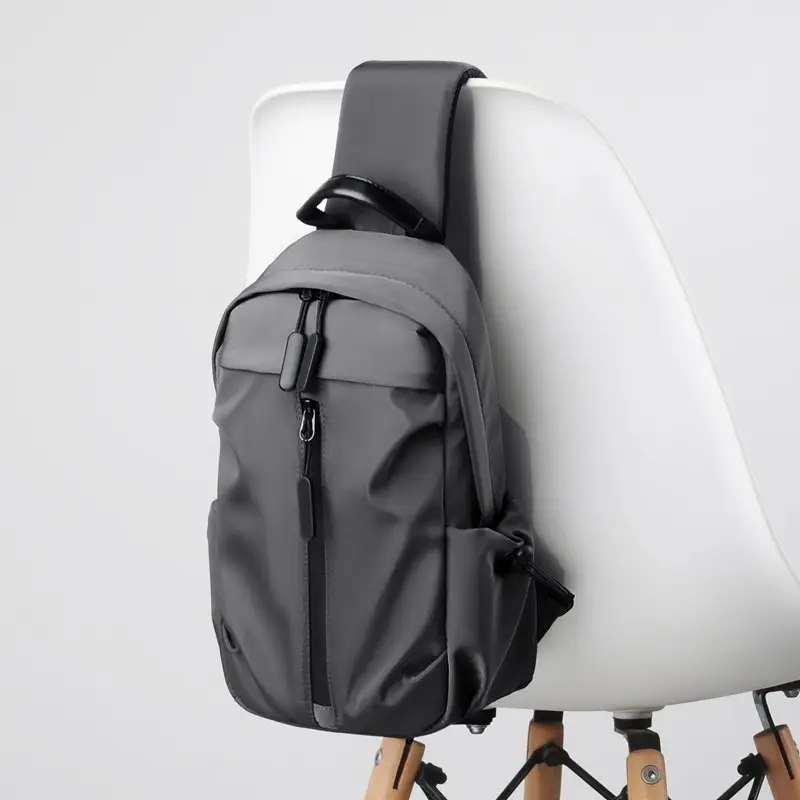 Men's Black Waterproof Crossbody Backpack with 3 Colors - Image 2