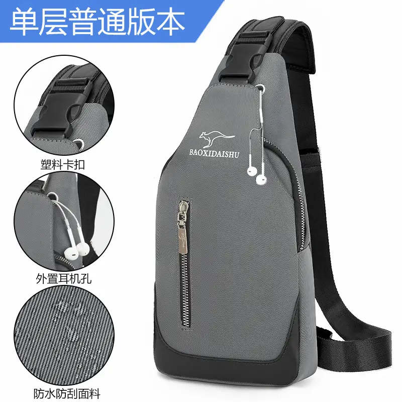 Men's Korean Style Crossbody Bag Canvas Oxford Cloth - Image 2