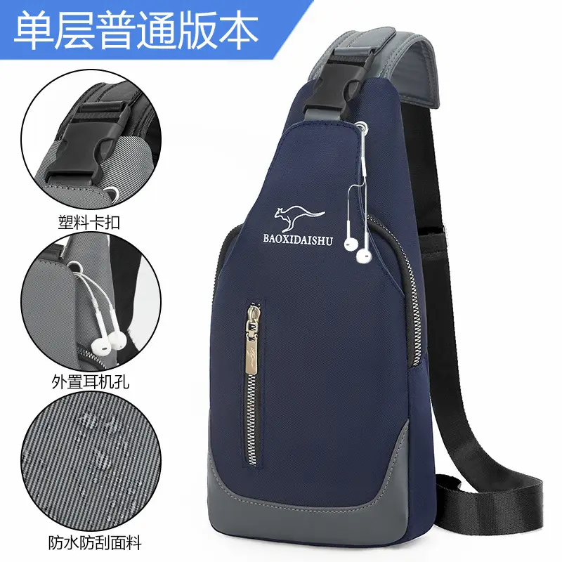 Men's Korean Style Crossbody Bag Canvas Oxford Cloth - Image 3