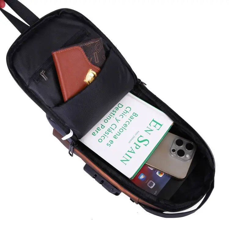 Crossbody Password Lock Bag Men Women Anti Theft - Image 11