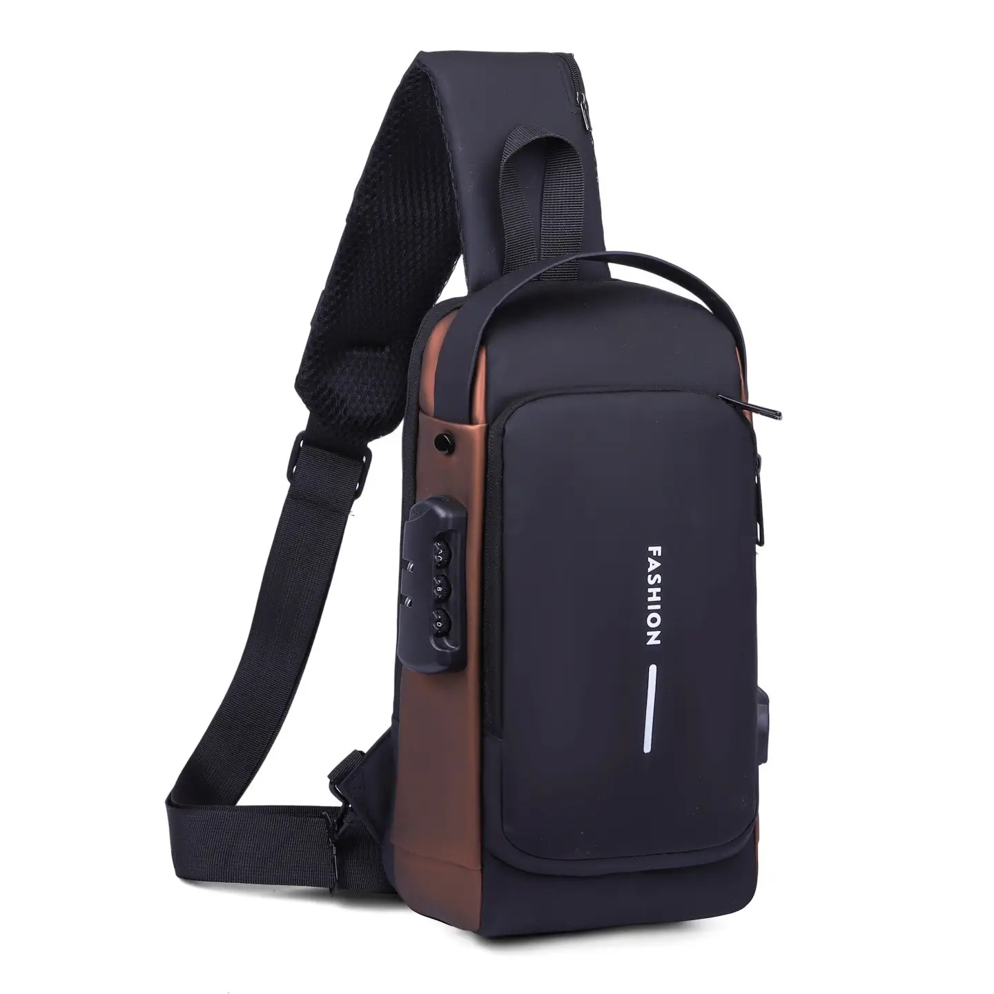 Crossbody Password Lock Bag Men Women Anti Theft - Image 2