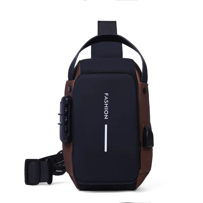 Crossbody Password Lock Bag Men Women Anti Theft - Image 6