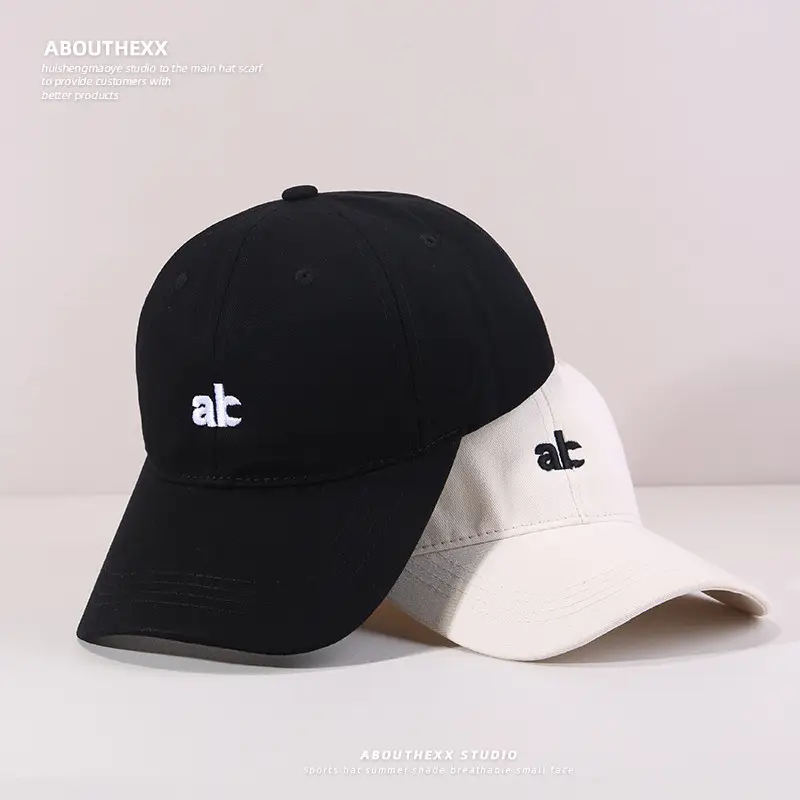 Women Japanese Letter Embroidery Cap White Black - Image 3