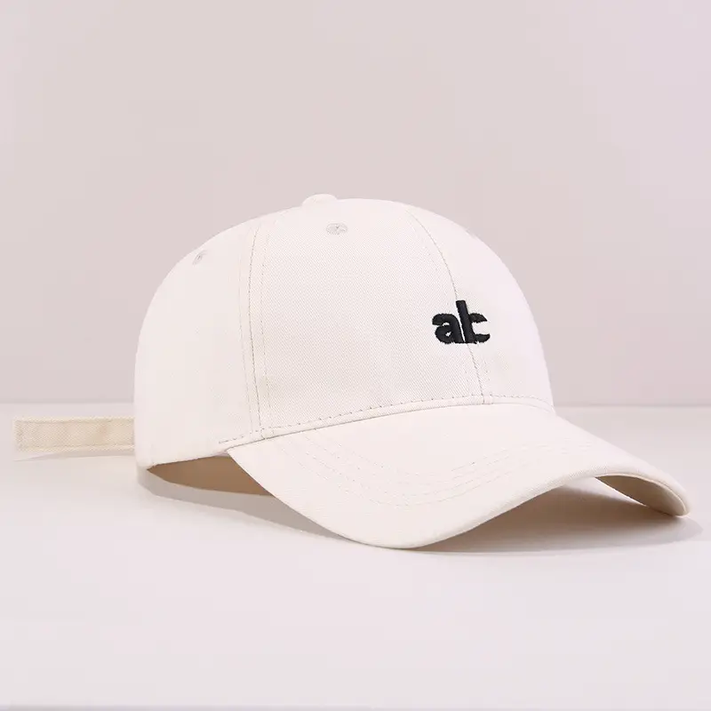 Women Japanese Letter Embroidery Cap White Black - Image 2