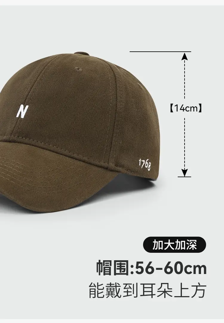 Navy Letter Embroidered Baseball Cap for Men — feature 4
