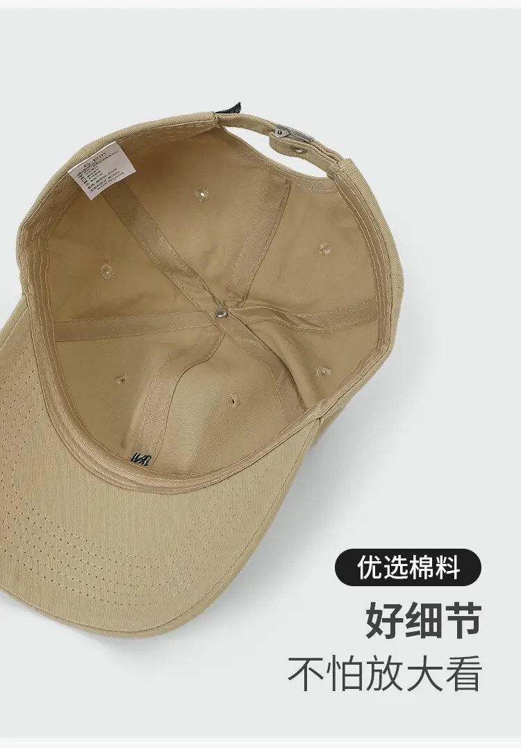 Navy Letter Embroidered Baseball Cap for Men — feature 6