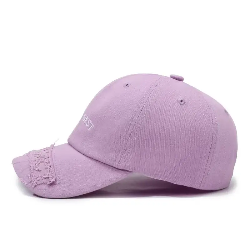 Red Paris Best Embroidered Baseball Cap for Women