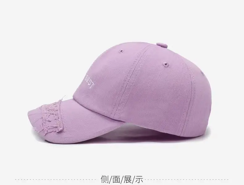 Red Paris Best Embroidered Baseball Cap for Women — feature 14