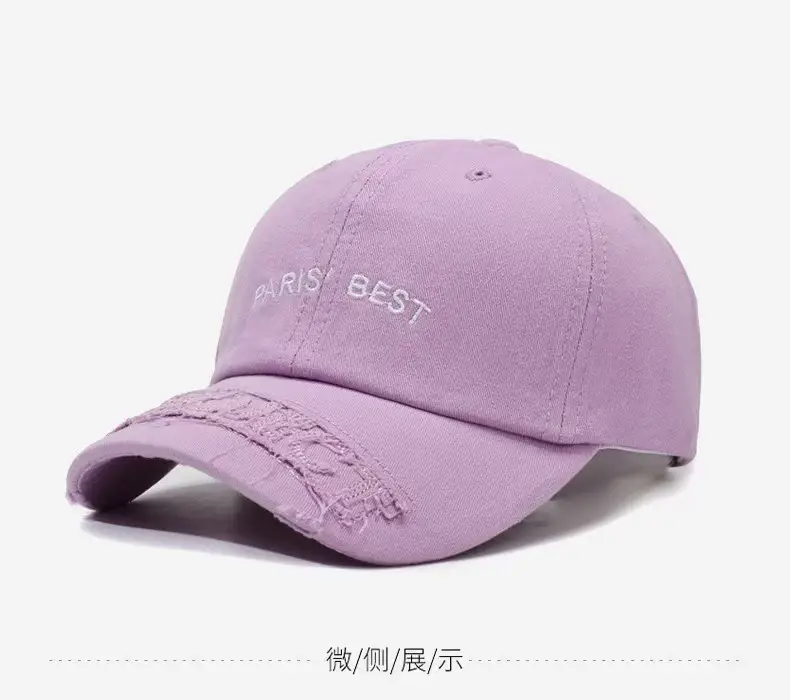 Red Paris Best Embroidered Baseball Cap for Women — feature 17