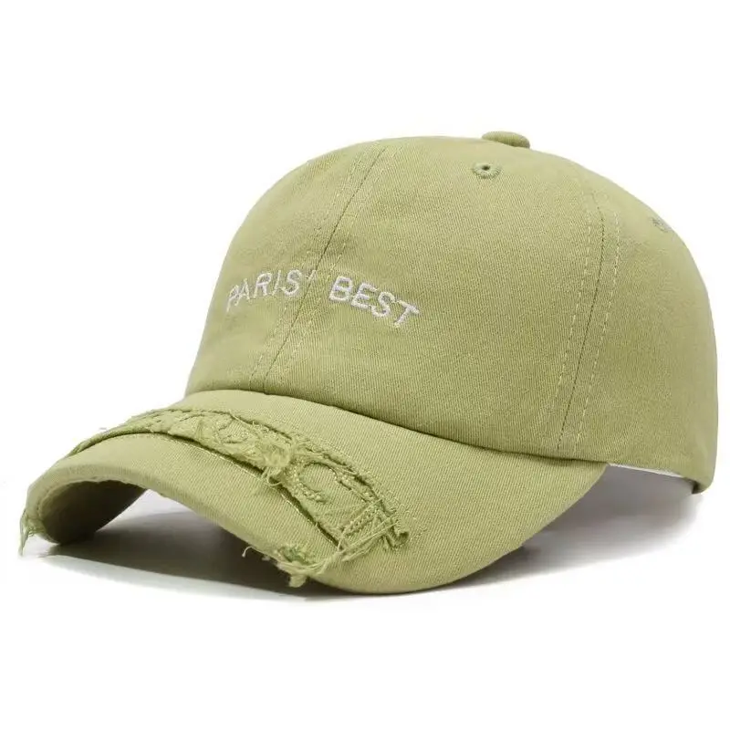 Red Paris Best Embroidered Baseball Cap for Women