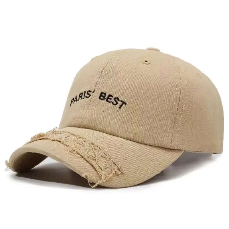 Red Paris Best Embroidered Baseball Cap for Women