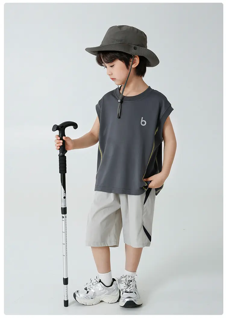 Haima Boys Sleeveless Vest Medium Large Korean Style — feature 11