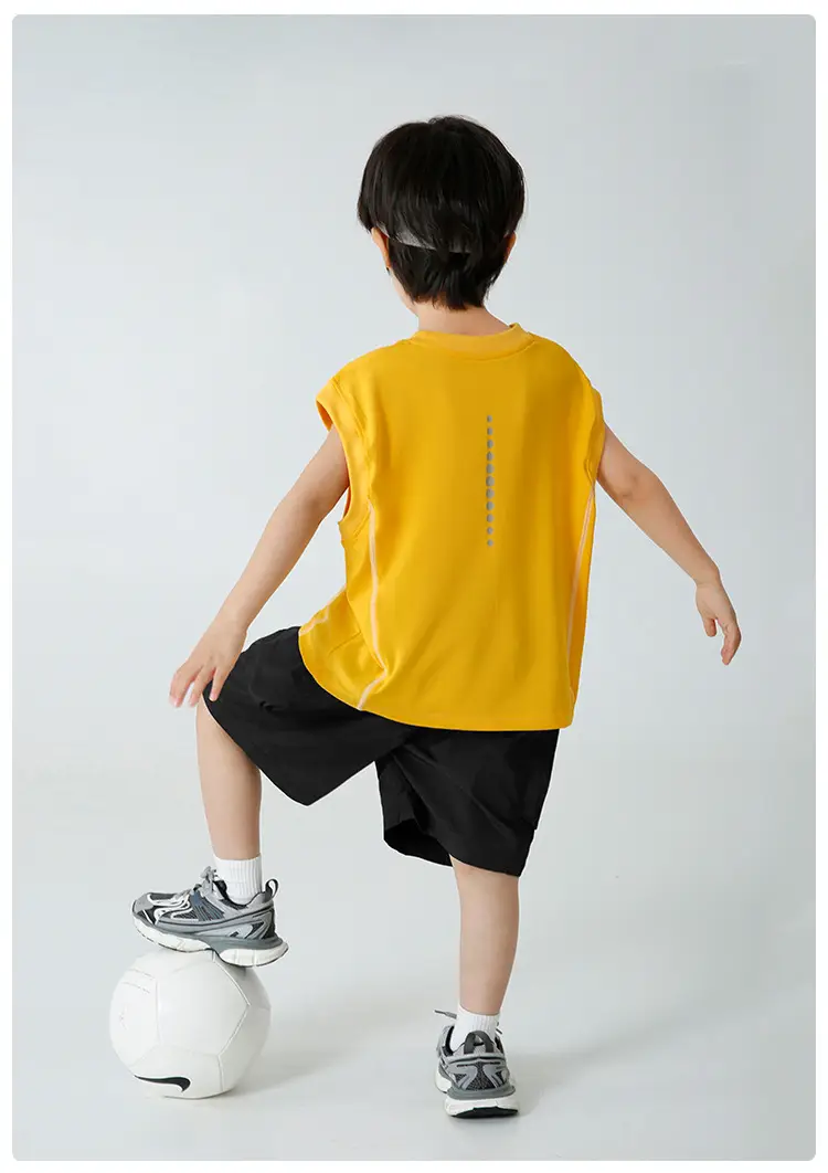 Haima Boys Sleeveless Vest Medium Large Korean Style — feature 12