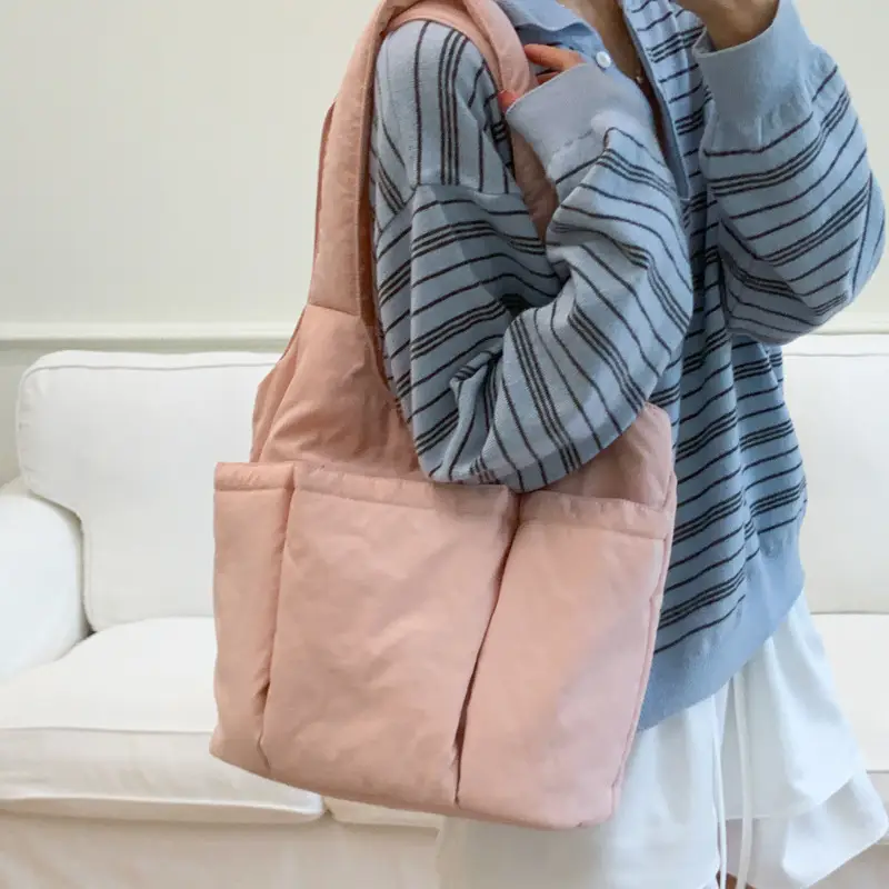 2026 Pink Multi-Pocket Women's Tote Bag - Image 7