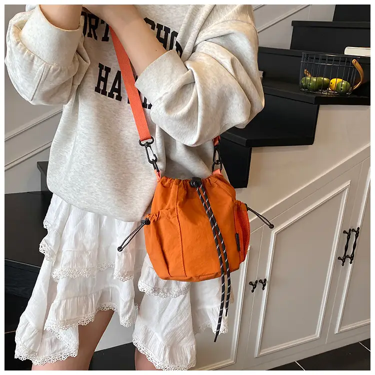 Orange Crossbody Drawstring Bag for Women 2025 — feature 10