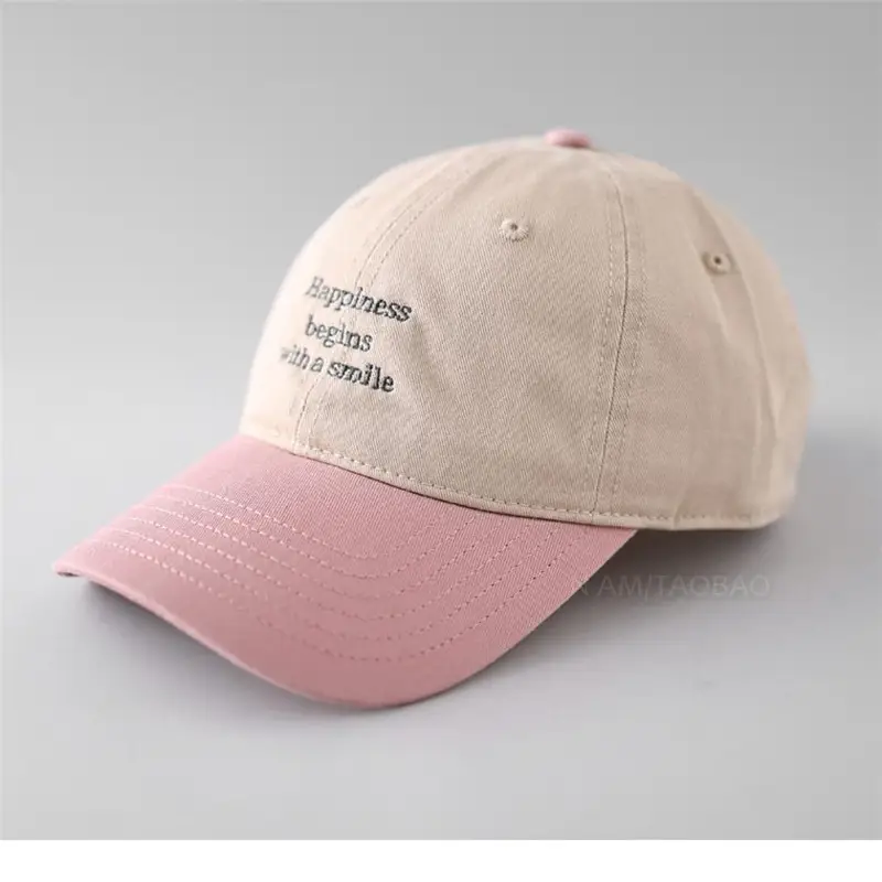 New Korean Style Letter Embroidered Baseball Cap for Men Women - Image 10