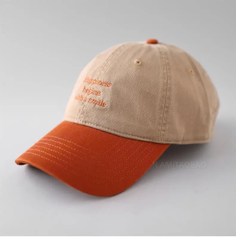 New Korean Style Letter Embroidered Baseball Cap for Men Women — feature 6