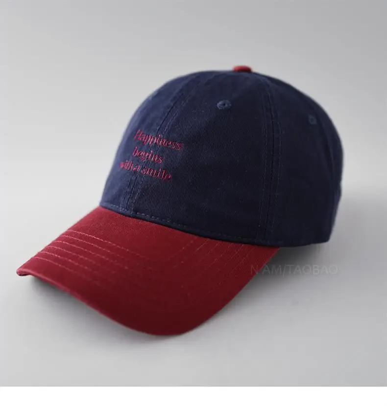 New Korean Style Letter Embroidered Baseball Cap for Men Women — feature 7