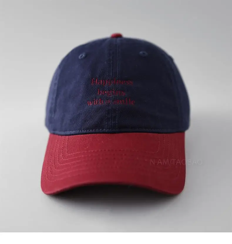 New Korean Style Letter Embroidered Baseball Cap for Men Women — feature 8