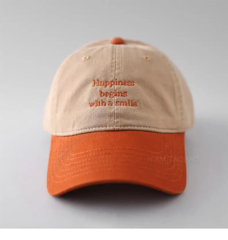 New Korean Style Letter Embroidered Baseball Cap for Men Women — feature 9