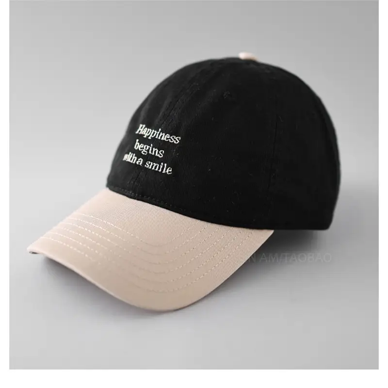 New Korean Style Letter Embroidered Baseball Cap for Men Women - Image 2