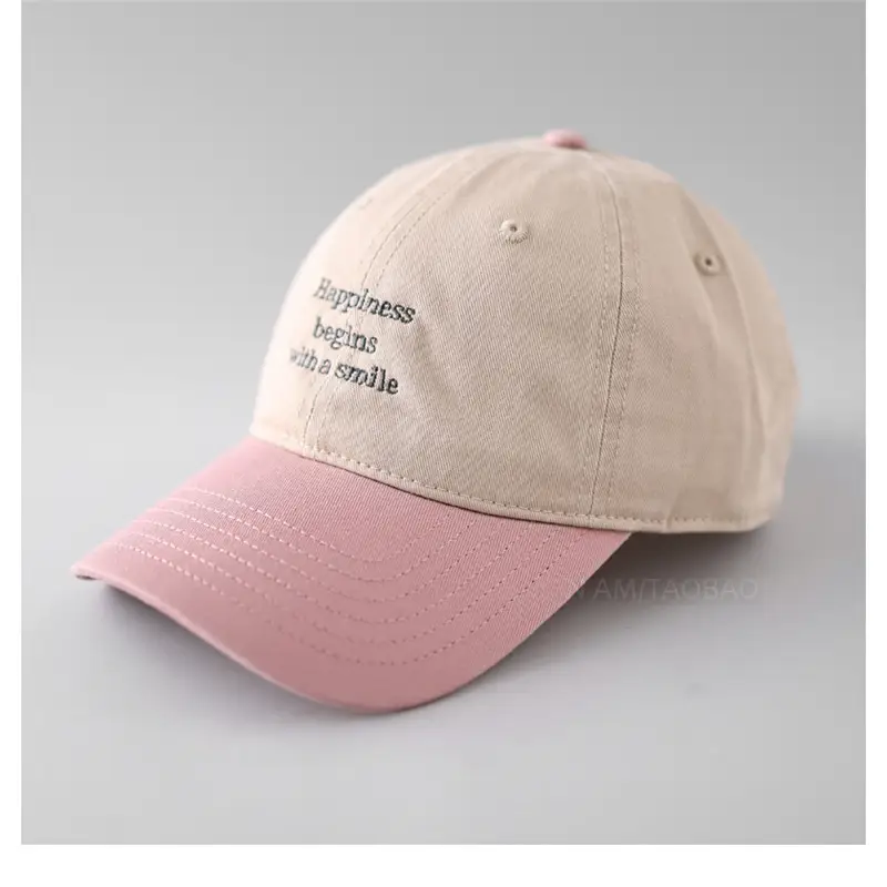 New Korean Style Letter Embroidered Baseball Cap for Men Women - Image 3