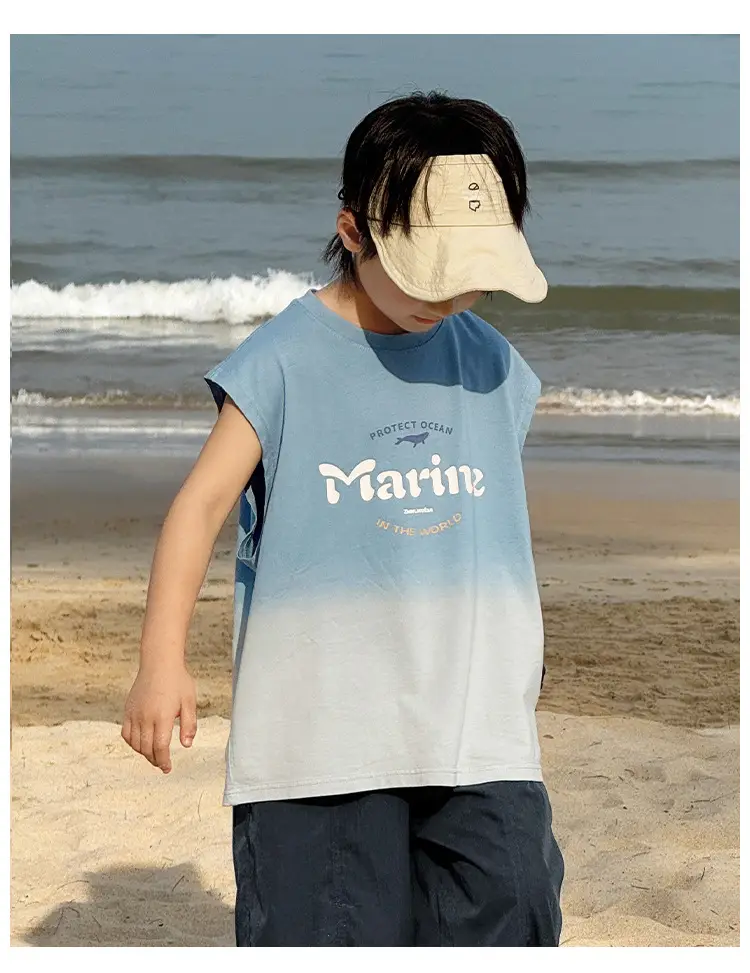 Zhenpinxuan Kids' Boys Vests Pure Cotton Summer Sleeveless T-Shirts — feature 17